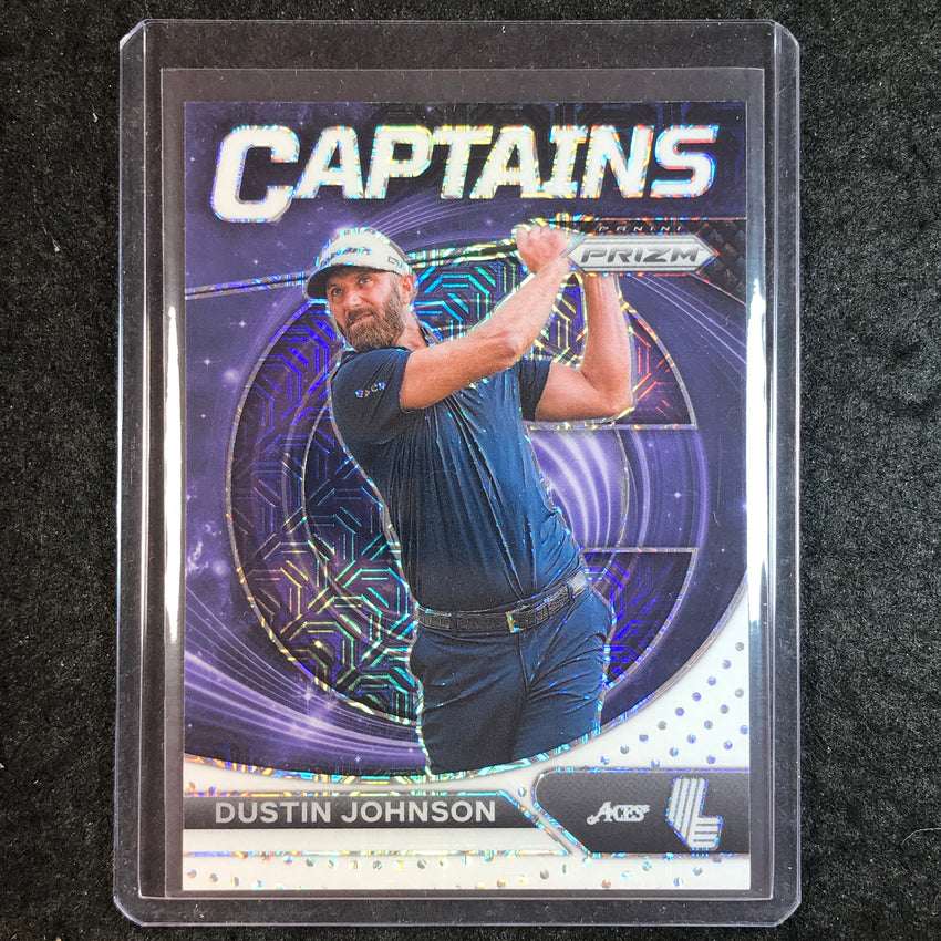 2024 Prizm LIV Golf DUSTIN JOHNSON Captains White Mojo 5/36 #70