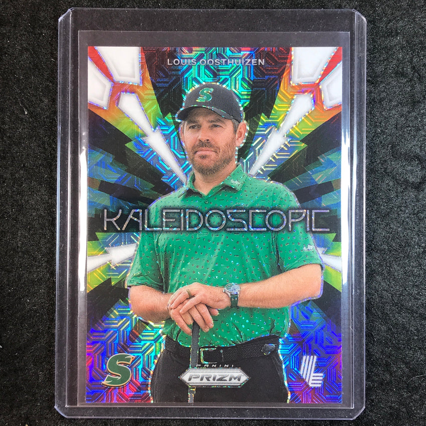 2024 Prizm LIV Golf LOUIS OOSTHUIZEN Kaleidoscopic White Mojo 30/36 #4