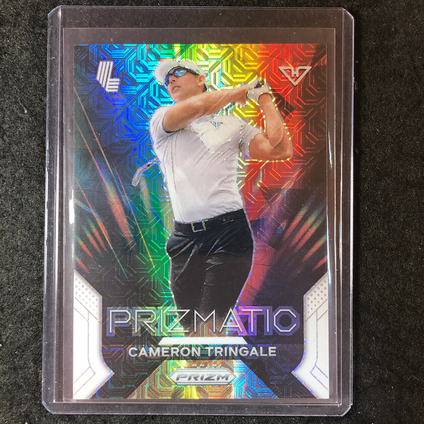 2024 Prizm LIV Golf CAMERON TRINGALE Prizmatic White Mojo 30/36 #5