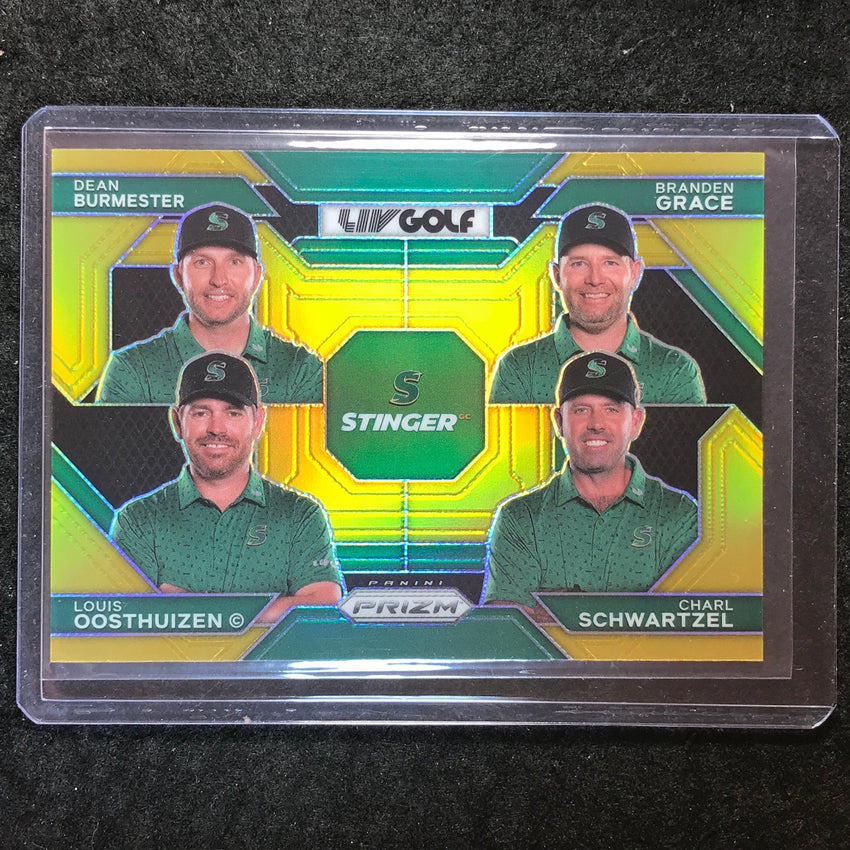 2024 Prizm LIV Golf STINGER GC Team Cards Gold 1/10 #67
