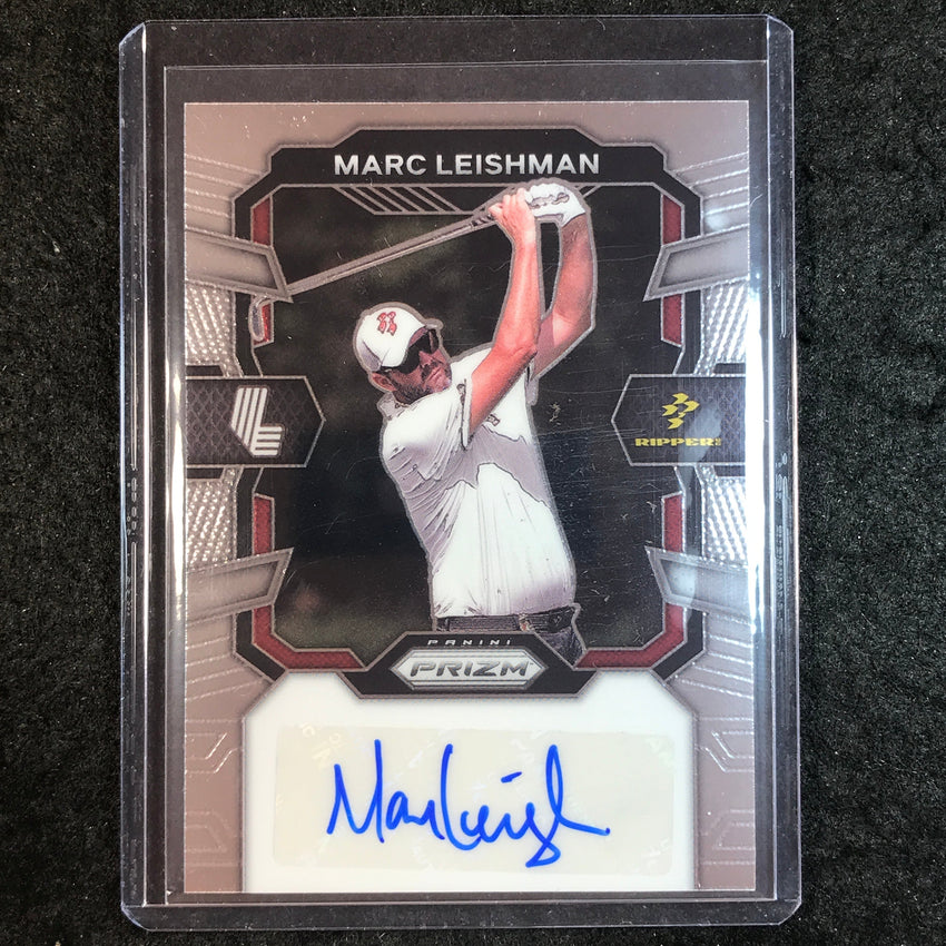 2024 Prizm LIV Golf MARC LEISHMAN Signatures Auto Base #MLE