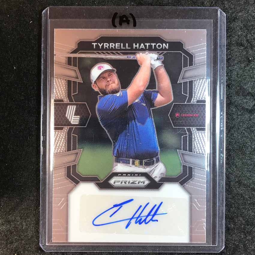 2024 Prizm LIV Golf TYRRELL HATTON Signatures Auto Base #THA (A)