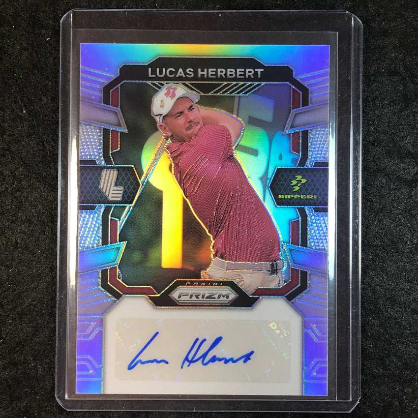 2024 Prizm LIV Golf LUCAS HERBERT Signatures Auto Silver 24/99