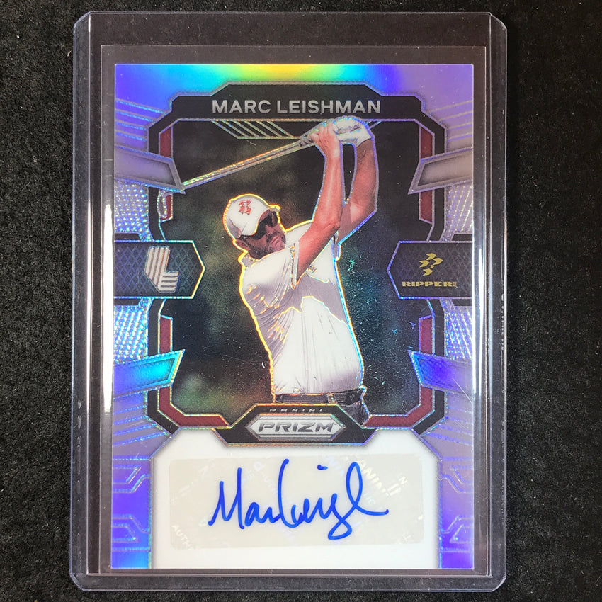 2024 Prizm LIV Golf MARC LEISHMAN Signatures Auto Silver 25/99
