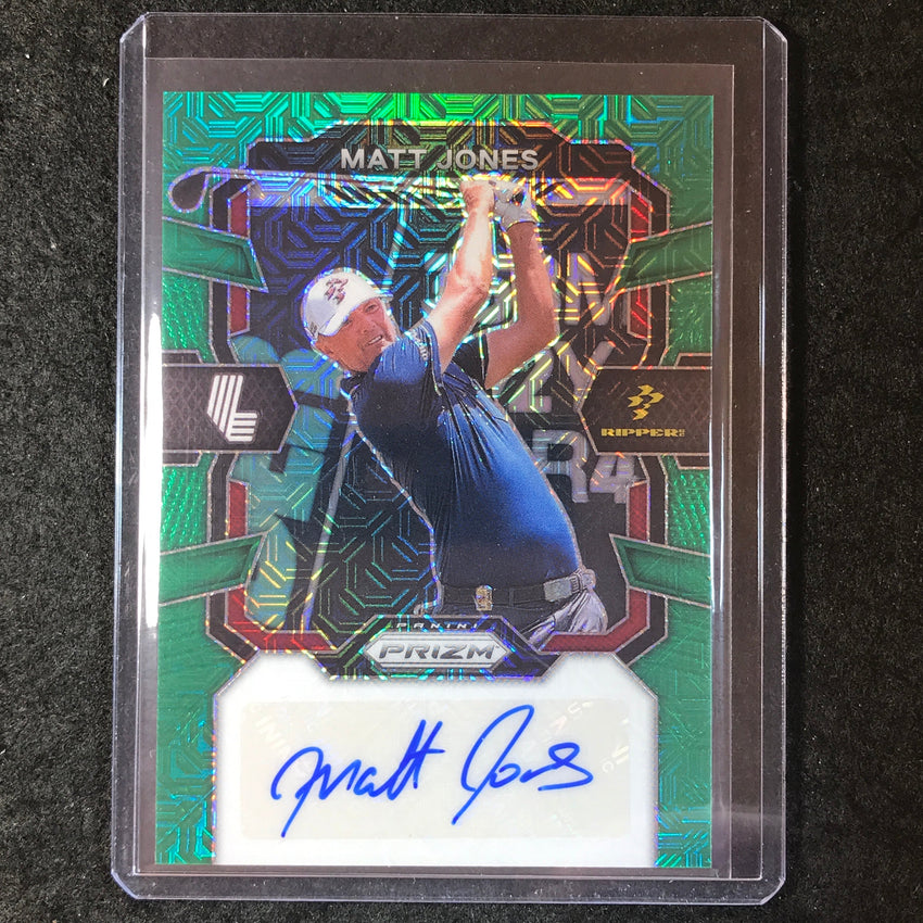 2024 Prizm LIV Golf MATT JONES Signatures Auto Green Mojo 34/54