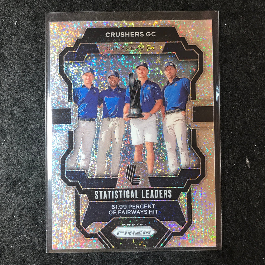 2024 Prizm LIV Golf CRUSHERS GC Statistical Leaders Pulsar /299 #84