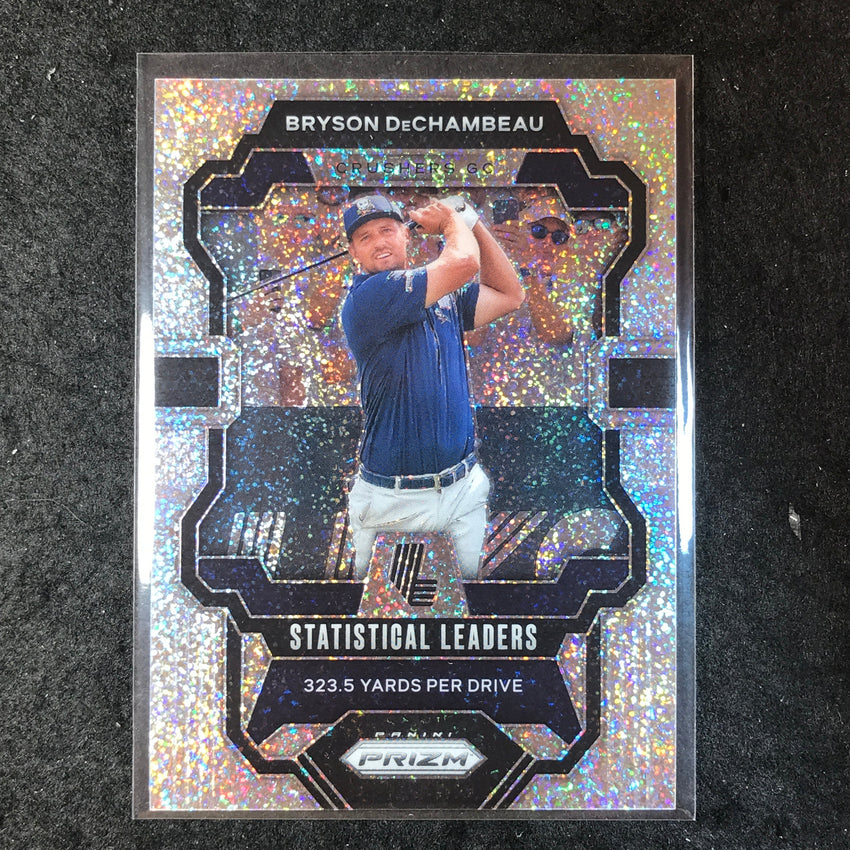 2024 Prizm LIV Golf BRYSON DECHAMBEAU Statistical Leaders Pulsar /299 #97
