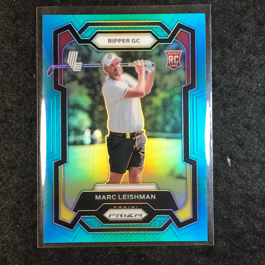 2024 Prizm LIV Golf MARC LEISHMAN Rookie Base Teal /199 #3