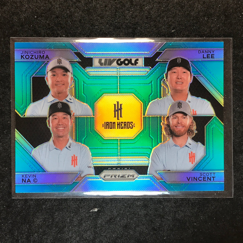 2024 Prizm LIV Golf IRON HEADS GC Team Cards Teal /199 #61