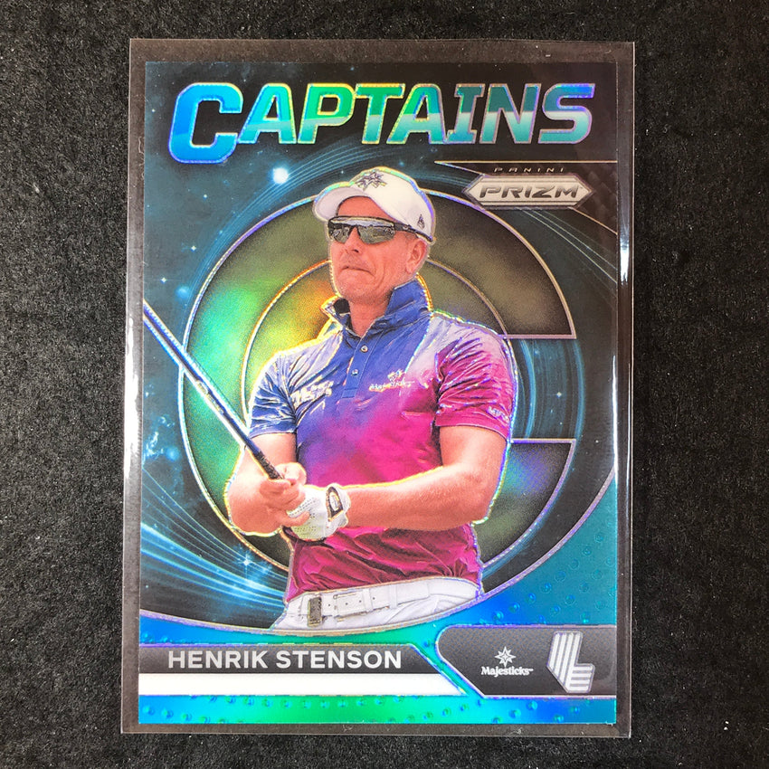 2024 Prizm LIV Golf HENRIK STENSON Captains Teal /199 #78