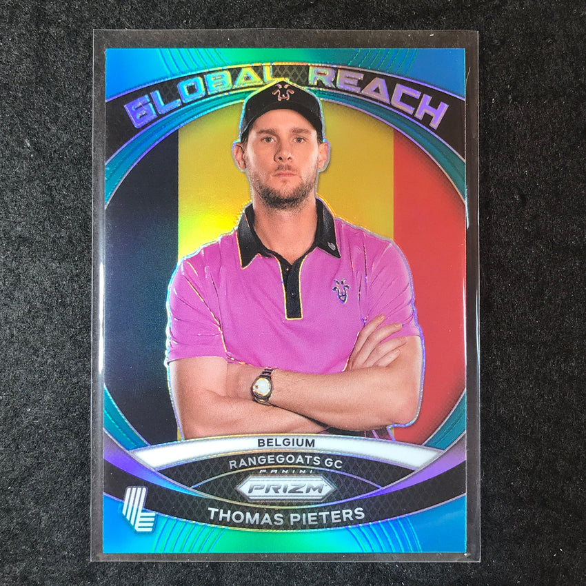 2024 Prizm LIV Golf THOMAS PIETERS Global Reach Teal /199 #12