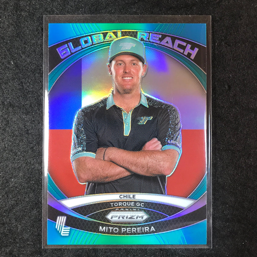 2024 Prizm LIV Golf MITO PEREIRA Global Reach Teal /199 #14