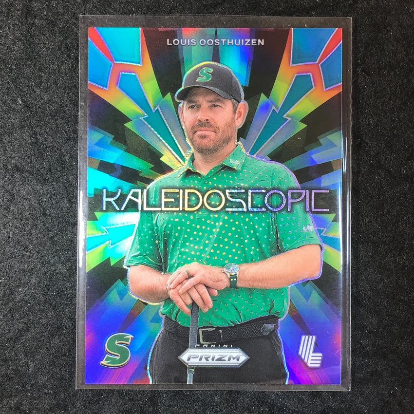 2024 Prizm LIV Golf LOUIS OOSTHUIZEN Kaleidoscopic Teal /199 #4