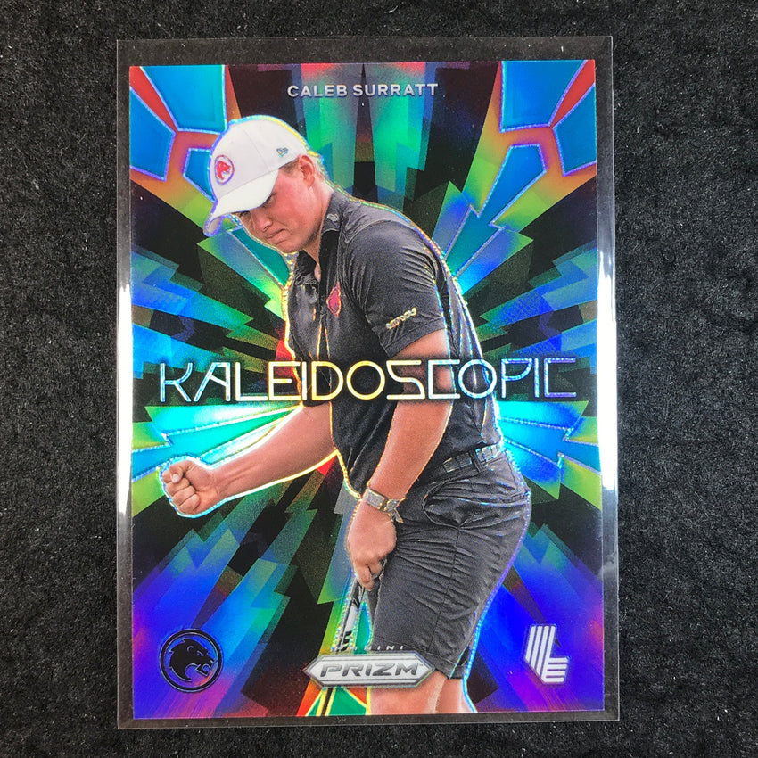 2024 Prizm LIV Golf CALEB SURRATT Kaleidoscopic Teal /199 #11