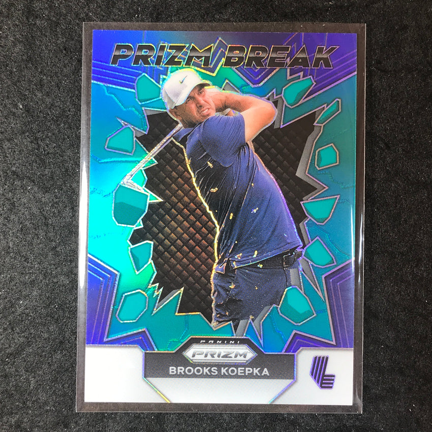 2024 Prizm LIV Golf BROOKS KOEPKA Prizm Break Teal /199 #8