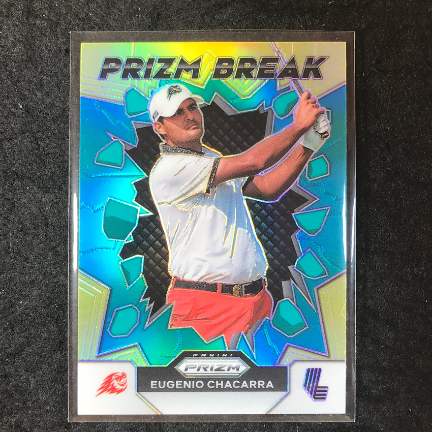 2024 Prizm LIV Golf EUGENIO CHACARRA Prizm Break Teal /199 #10