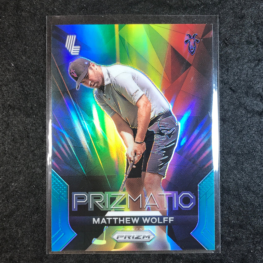 2024 Prizm LIV Golf MATTHEW WOLFF Prizmatic Teal /199 #9