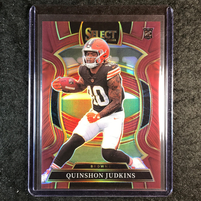 2025 Select Football QUINSHON JUDKINS Rookie Concourse Maroon 43/149 #55