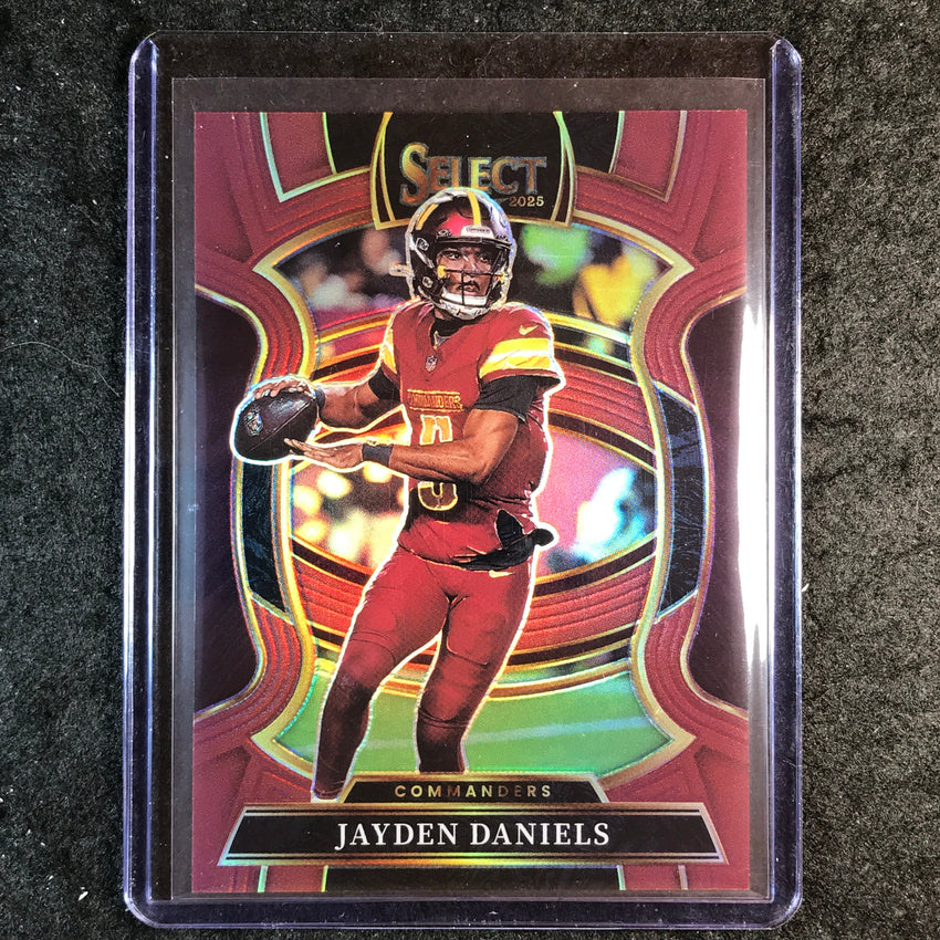 2025 Select Football JAYDEN DANIELS Concourse Maroon 76/149 #88