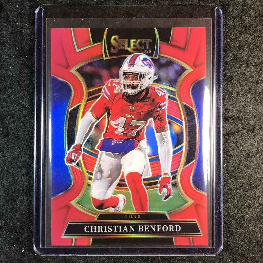 2025 Select Football CHRISTIAN BENFORD Concourse Red 13/99 #84