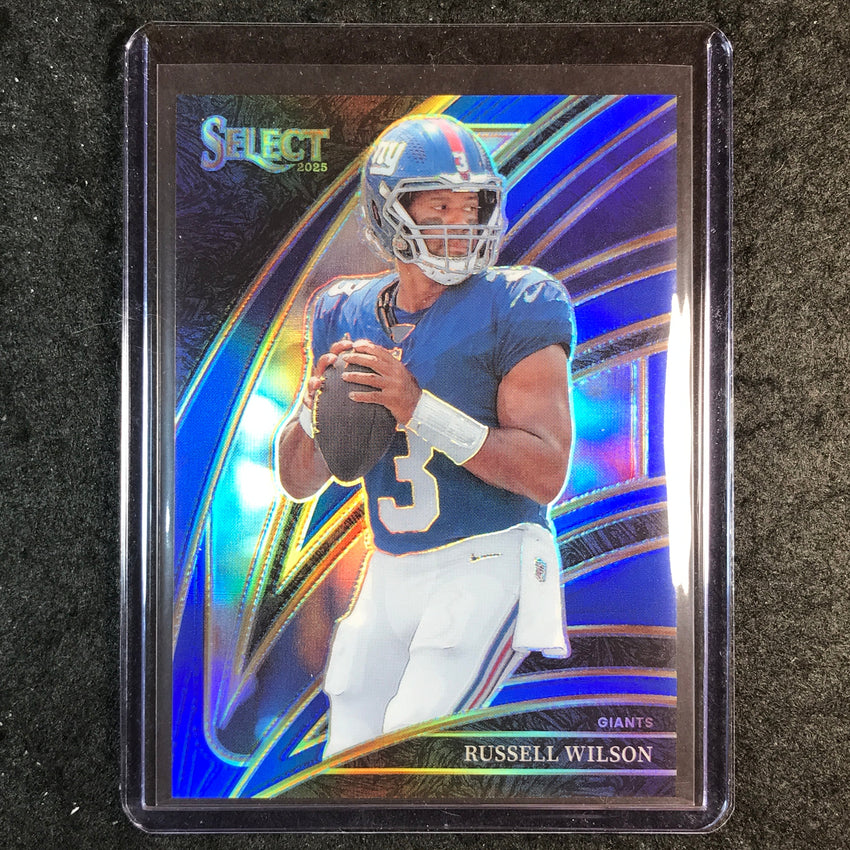 2025 Select Football RUSSELL WILSON Club Level Blue 11/99 #295