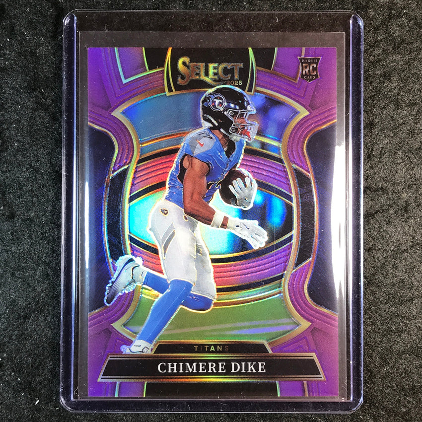 2025 Select Football CHIMERE DIKE Rookie Concourse Purple 16/75 #27