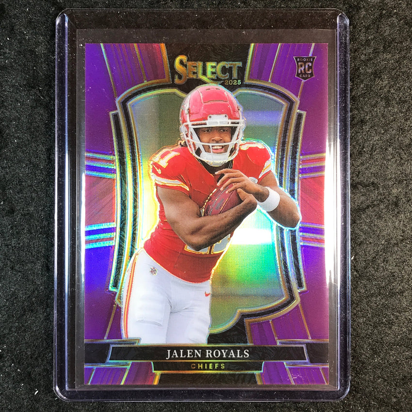 2025 Select Football JALEN ROYALS Rookie Premier Level Purple 48/75 #108