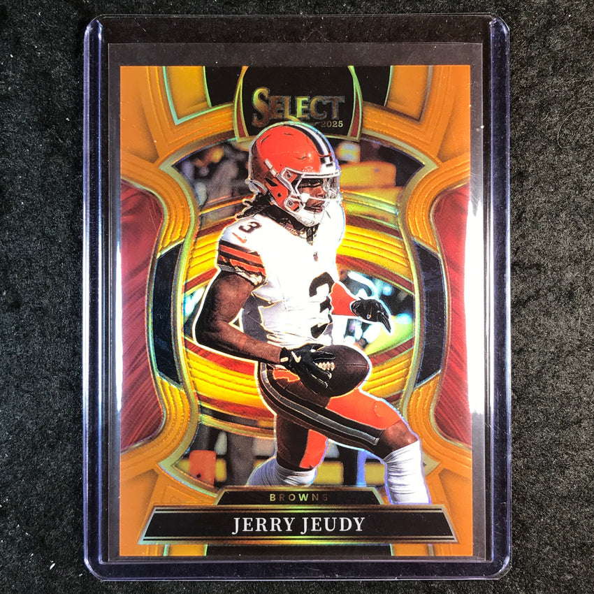 2025 Select Football JERRY JEUDY Concourse Orange 25/49 #56