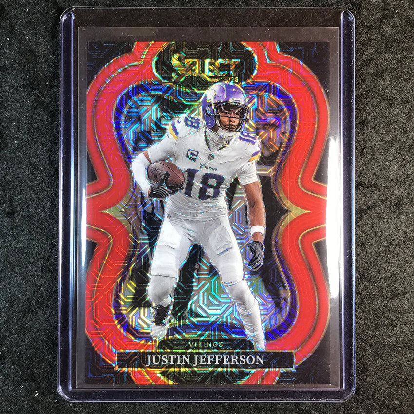 2025 Select Football JUSTIN JEFFERSON Suite Level Red 13/49 #364