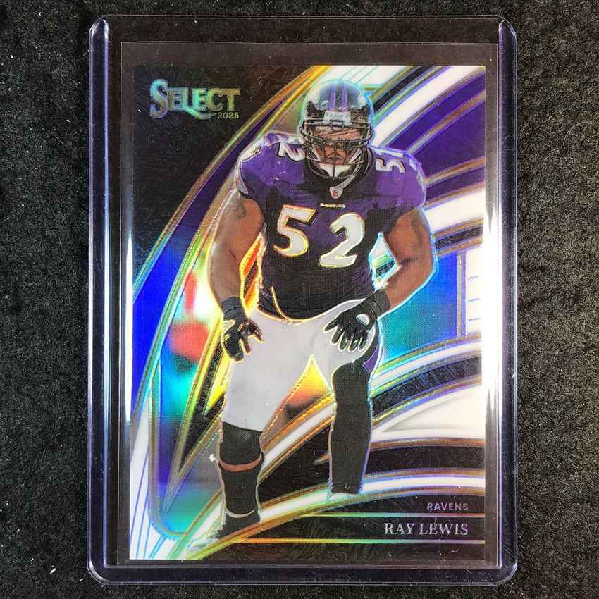 2025 Select Football RAY LEWIS Club Level White 3/35 #299