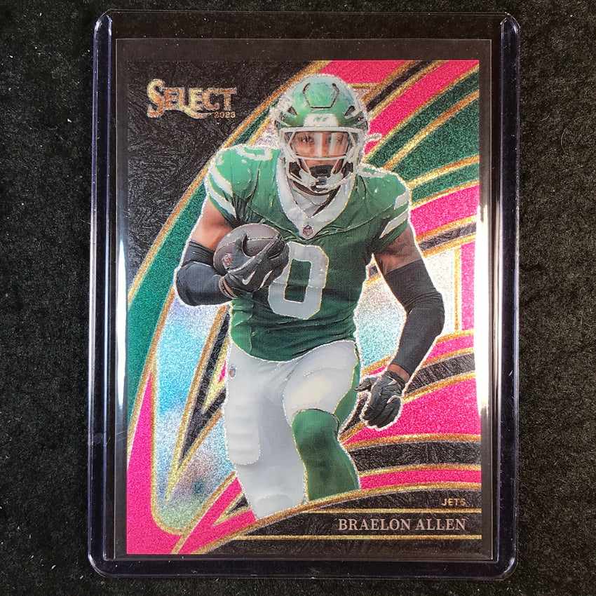 2025 Select Football BRAELON ALLEN Club Level Pink Glitter 3/15 #277