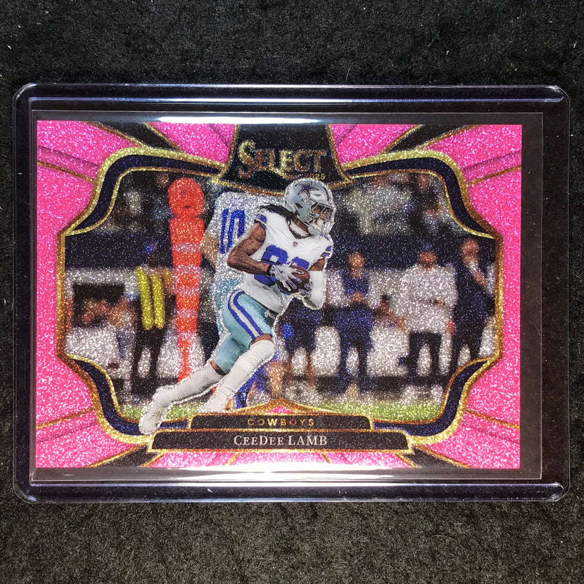 2025 Select Football CEEDEE LAMB Field Level Pink Glitter 7/15 #498