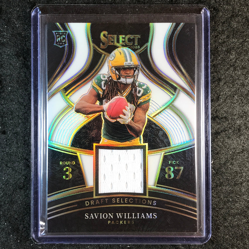 2025 Select SAVION WILLIAMS Draft Selections Memorabilia Rookie Jersey 88/99