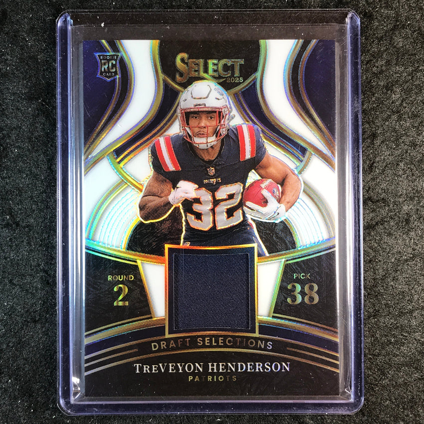 2025 Select TREVEYON HENDERSON Draft Selections Memorabilia Rookie Jersey 18/99