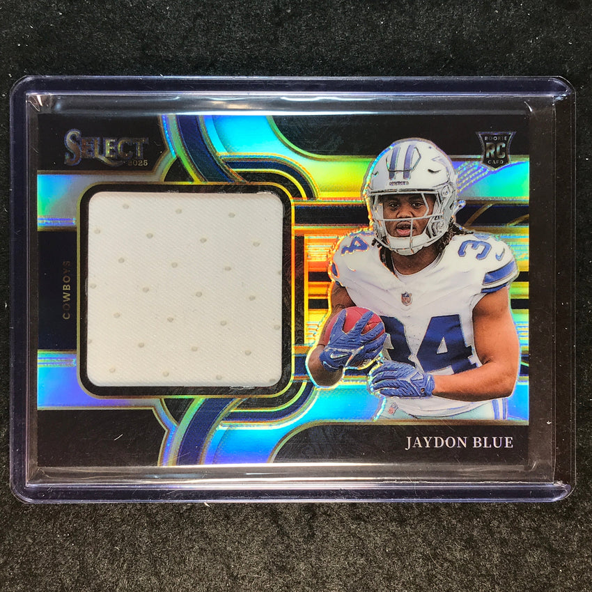 2025 Select Football JAYDON BLUE Jumbo Rookie Swatch Jersey Silver 74/149