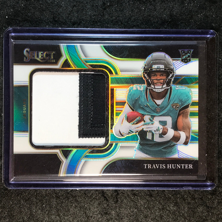 2025 Select Football TRAVIS HUNTER Jumbo Rookie Swatch Patch White 29/99