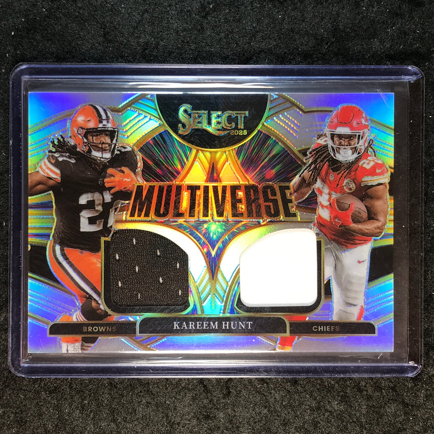 2025 Select Football KAREEM HUNT Multiverse Jersey Relic Silver 2/149