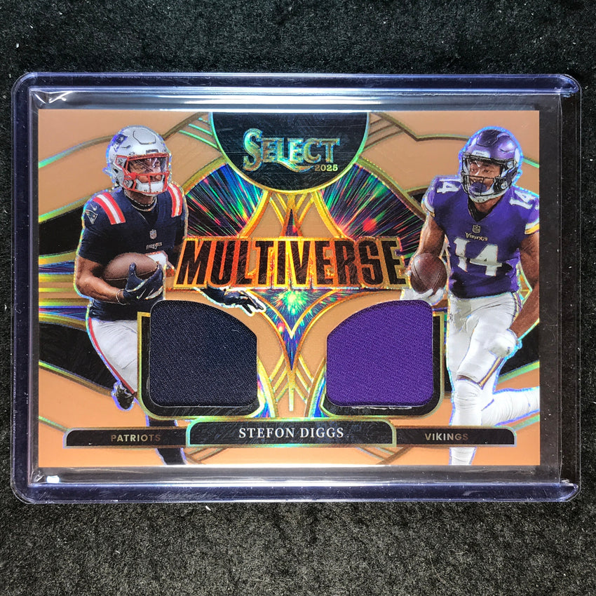 2025 Select Football STEFON DIGGS Multiverse Jersey Relic Copper 10/49