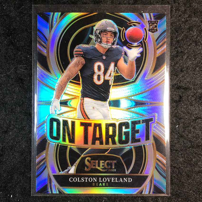 2025 Select Football COLSTON LOVELAND On Target Rookie Silver #6