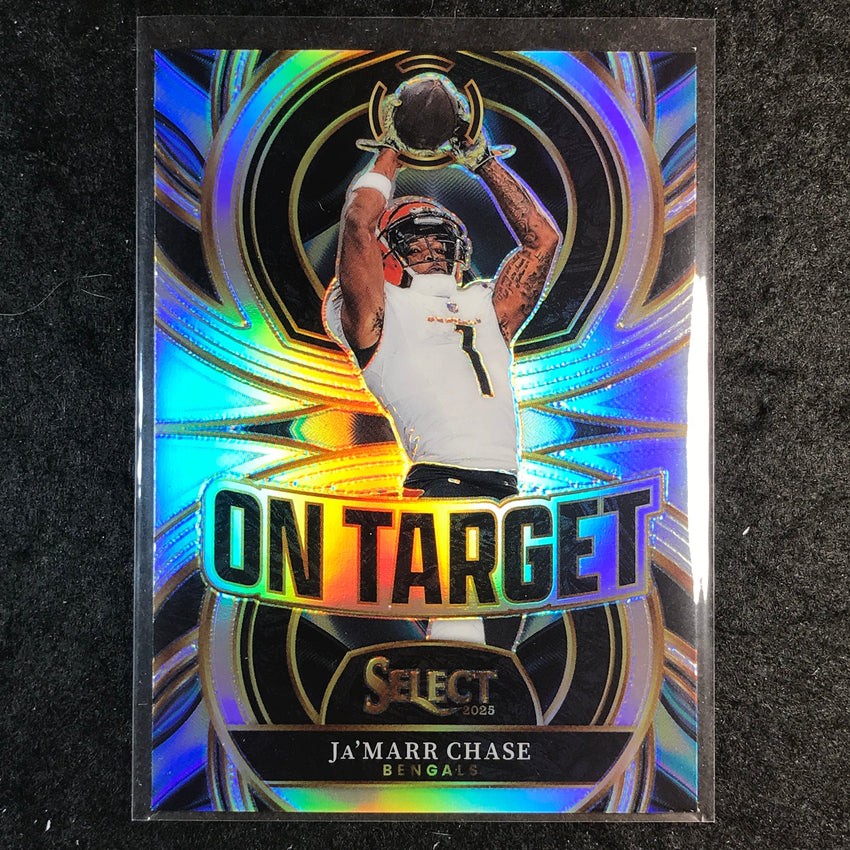 2025 Select Football JA'MARR CHASE On Target Silver #7