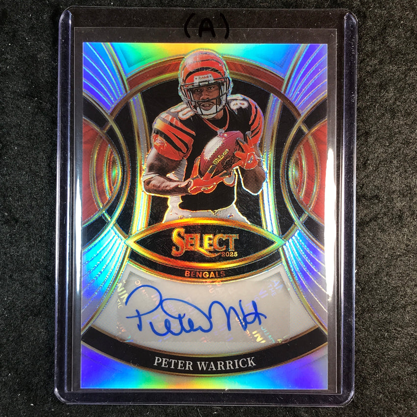 2025 Select Football PETER WARRICK Signatures Auto Silver #SP-PWK (A)