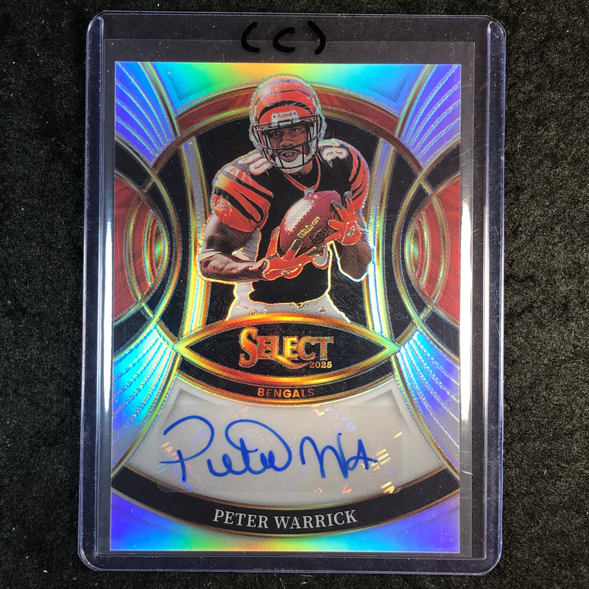 2025 Select Football PETER WARRICK Signatures Auto Silver #SP-PWK (C)