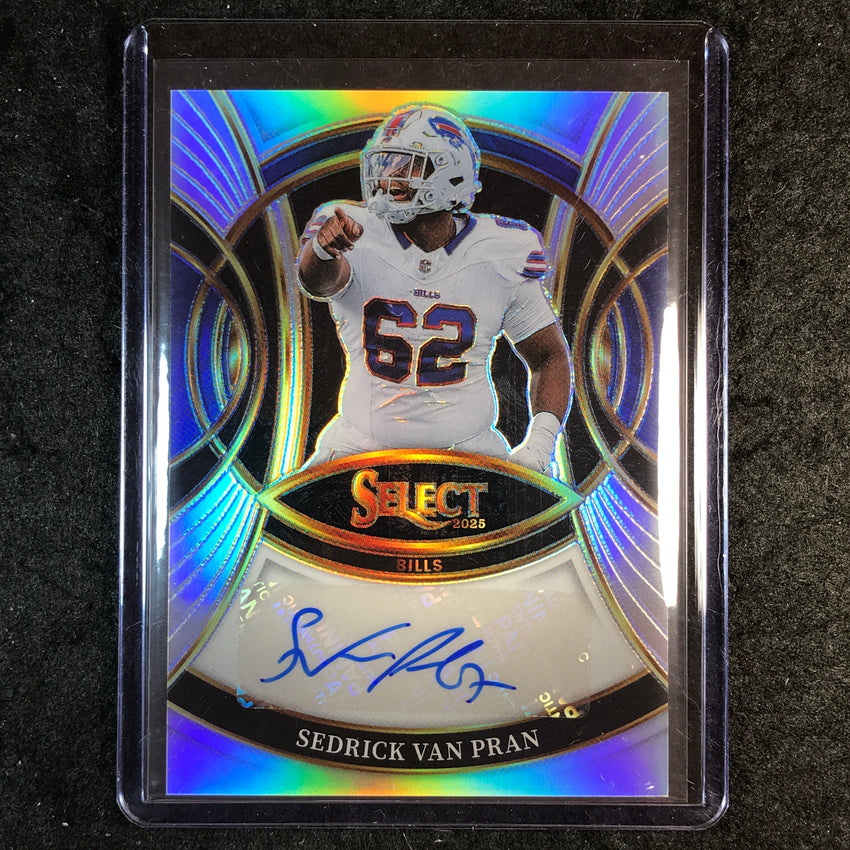 2025 Select Football SEDRICK VAN PRAN Signatures Auto Silver #SP-SVN