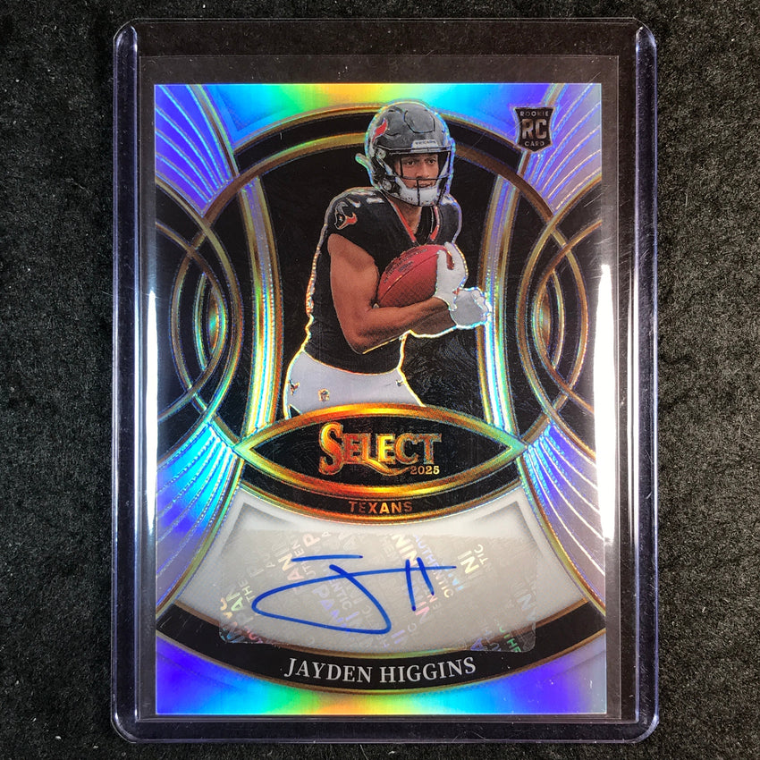 2025 Select Football JAYDEN HIGGINS Rookie Signatures Auto Silver #JHS