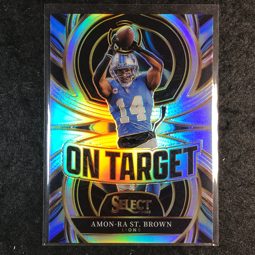 2025 Select Football AMON-RA ST. BROWN On Target Silver #9