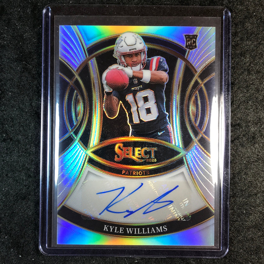 2025 Select Football KYLE WILLIAMS Rookie Signatures Auto Silver #KWS