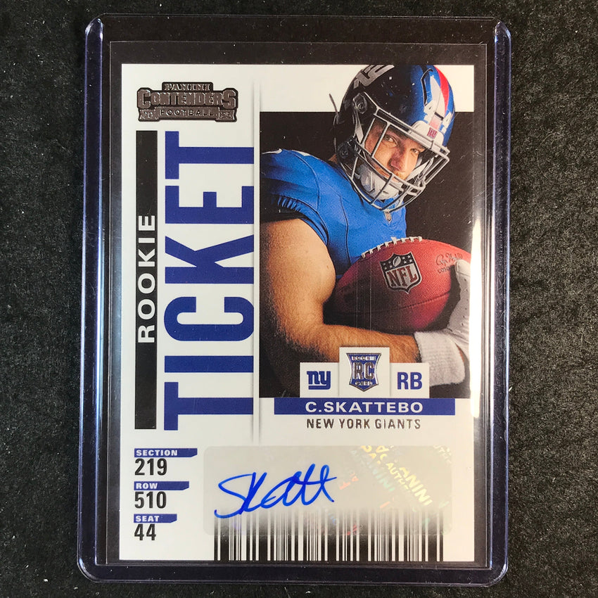 2025 Select Football CAM SKATTEBO Contenders Rookie Ticket Auto RPS #27