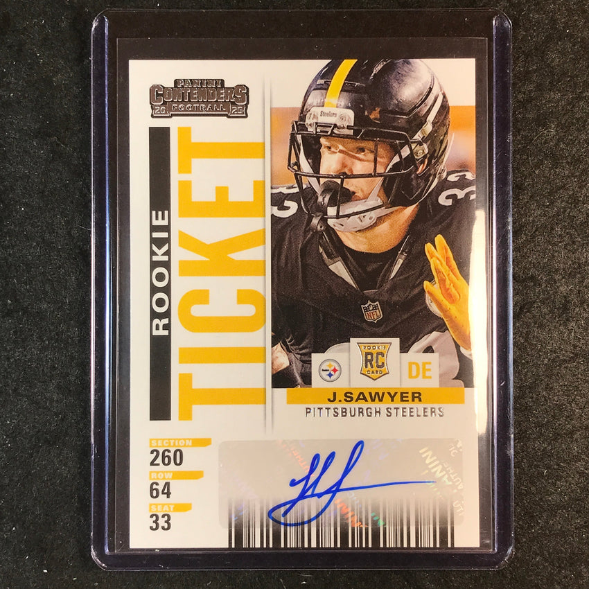 2025 Select Football JACK SAWYER Contenders Rookie Ticket Auto RPS #35