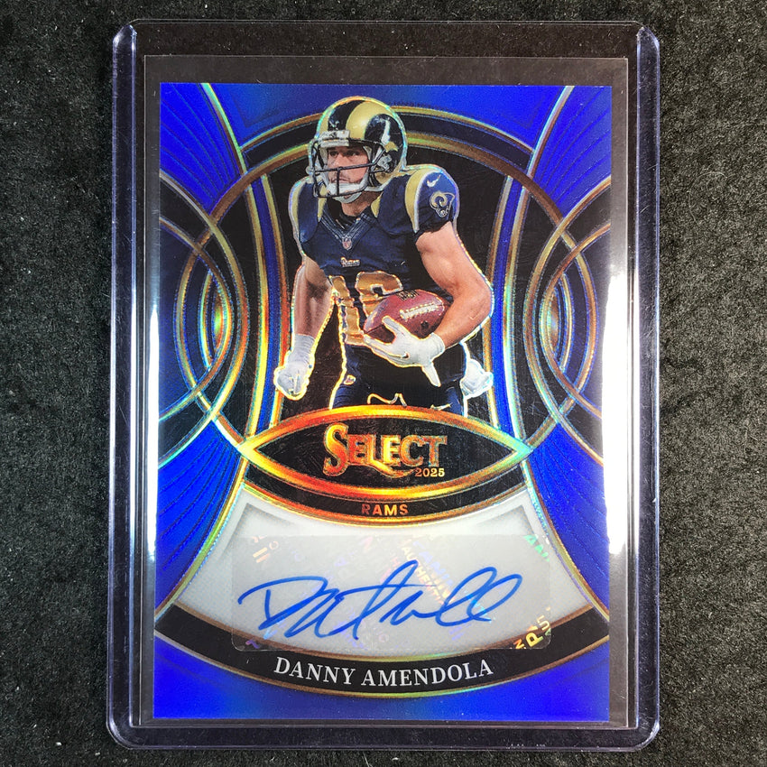 2025 Select Football DANNY AMENDOLA Signatures Auto Blue 28/149