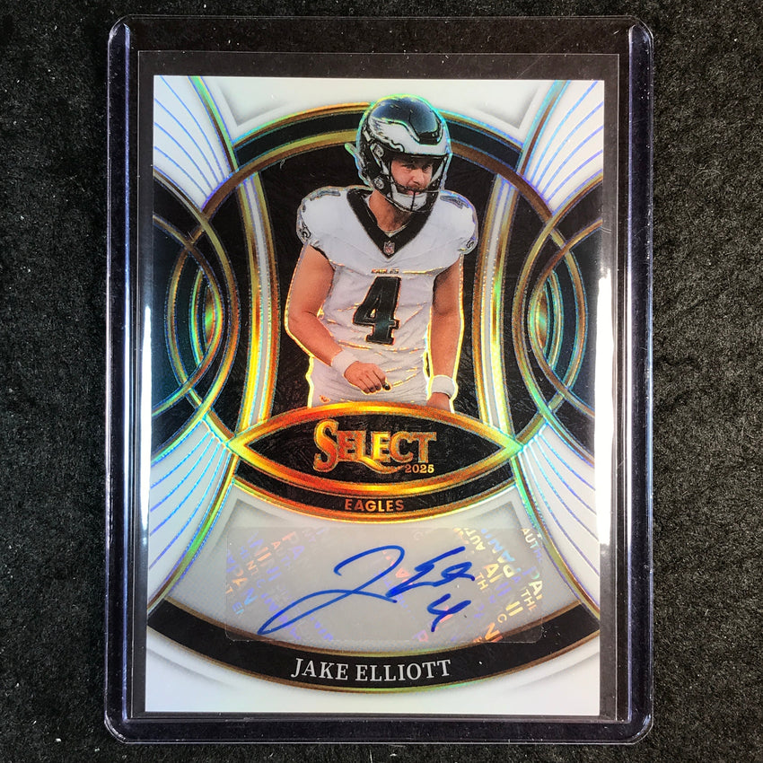 2025 Select Football JAKE ELLIOTT Signatures Auto White 15/35